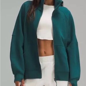 Teal Zip-Up Jacket